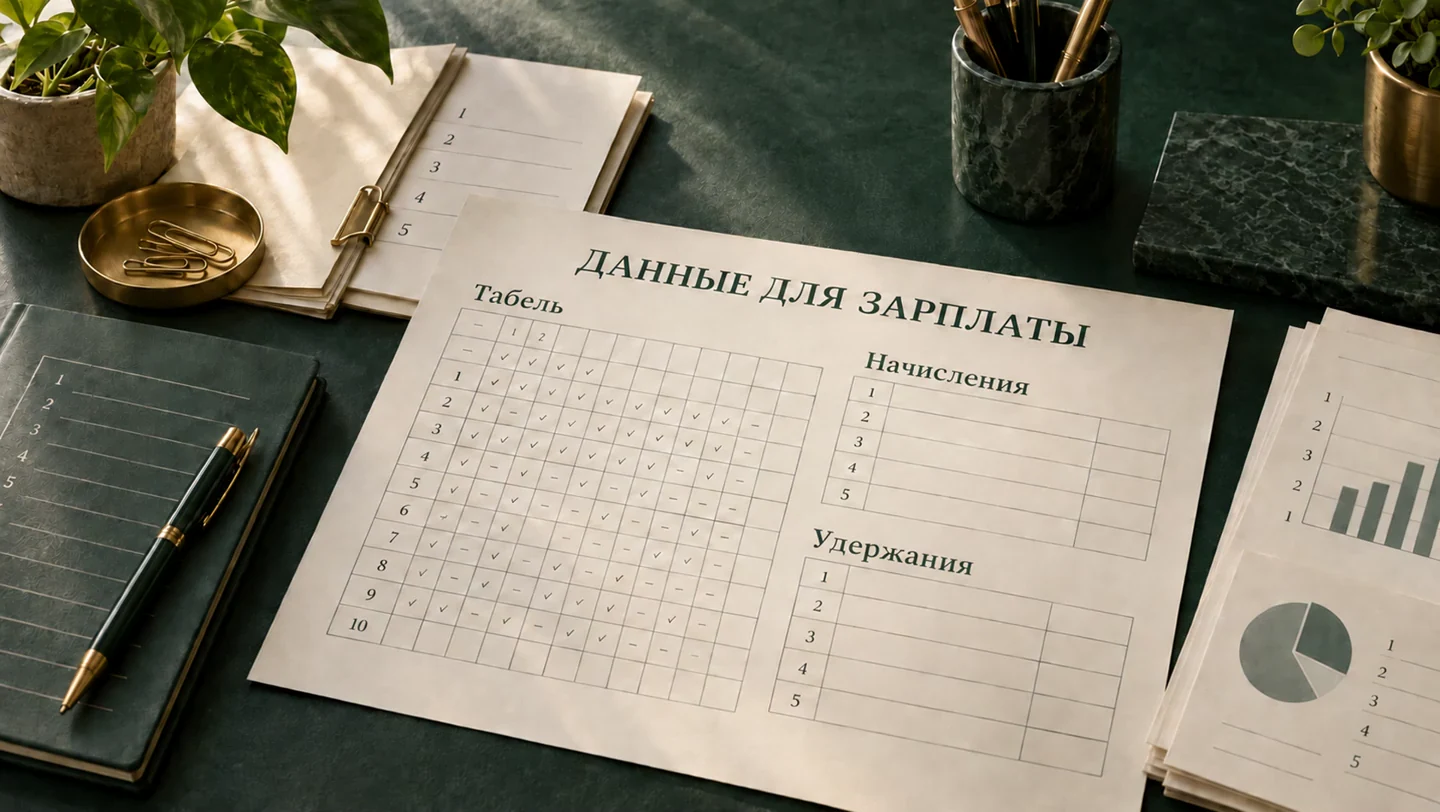 Иллюстрация к материалу: Какие данные нужны для расчёта зарплаты без лишних исправлений