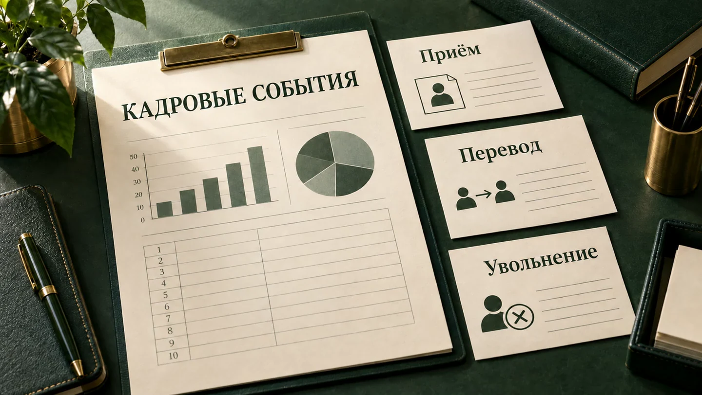 Иллюстрация к материалу: Кадровые события и отчётность: как избежать разрыва в данных