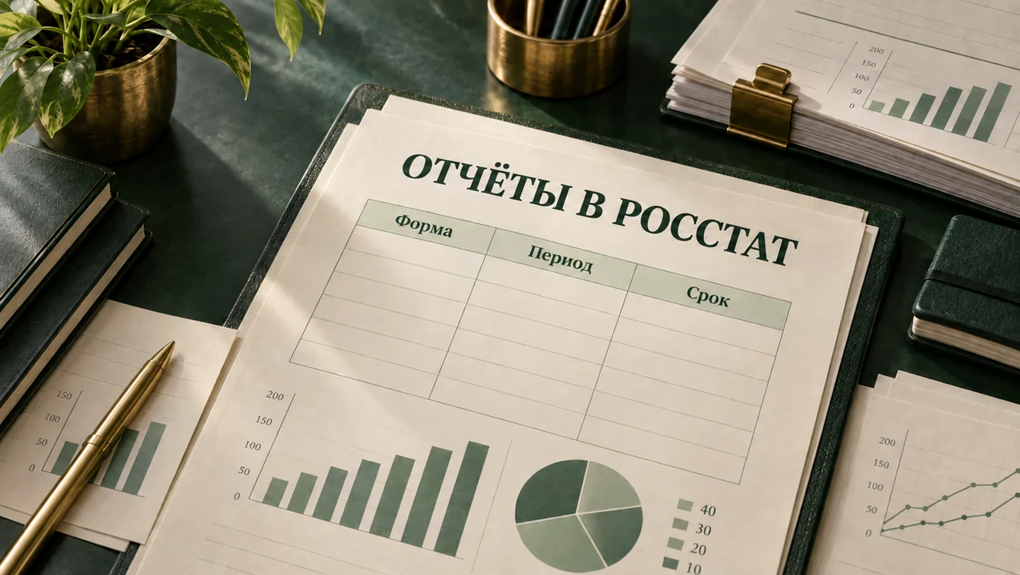 Иллюстрация к материалу: Какие отчёты сдавать в Росстат: как проверить перечень форм