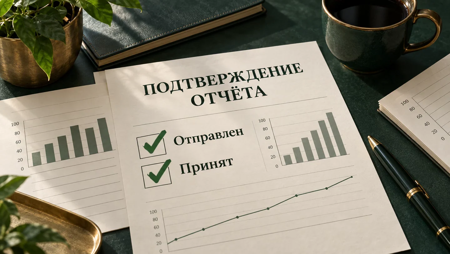 Иллюстрация к материалу: Отчёт отправлен или принят: какие подтверждения нужно проверять