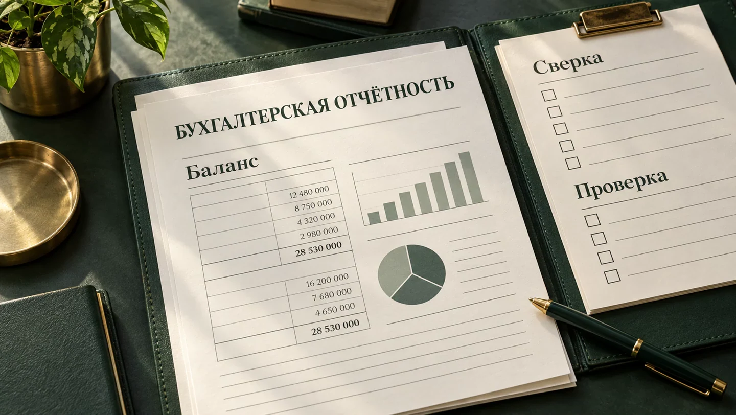 Иллюстрация к материалу: Подготовка бухгалтерской отчётности: что проверить до формирования