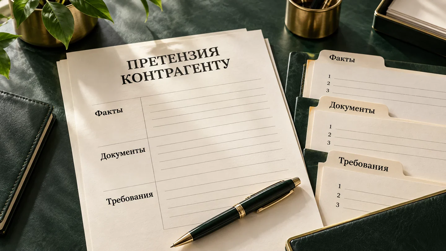 Иллюстрация к материалу: Как подготовить претензию контрагенту: факты, документы и требования
