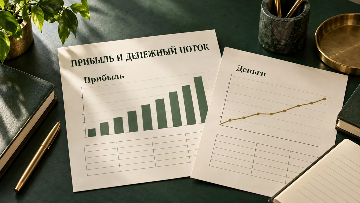 Иллюстрация к материалу: Почему прибыль есть, а денег нет: прибыль и денежный поток