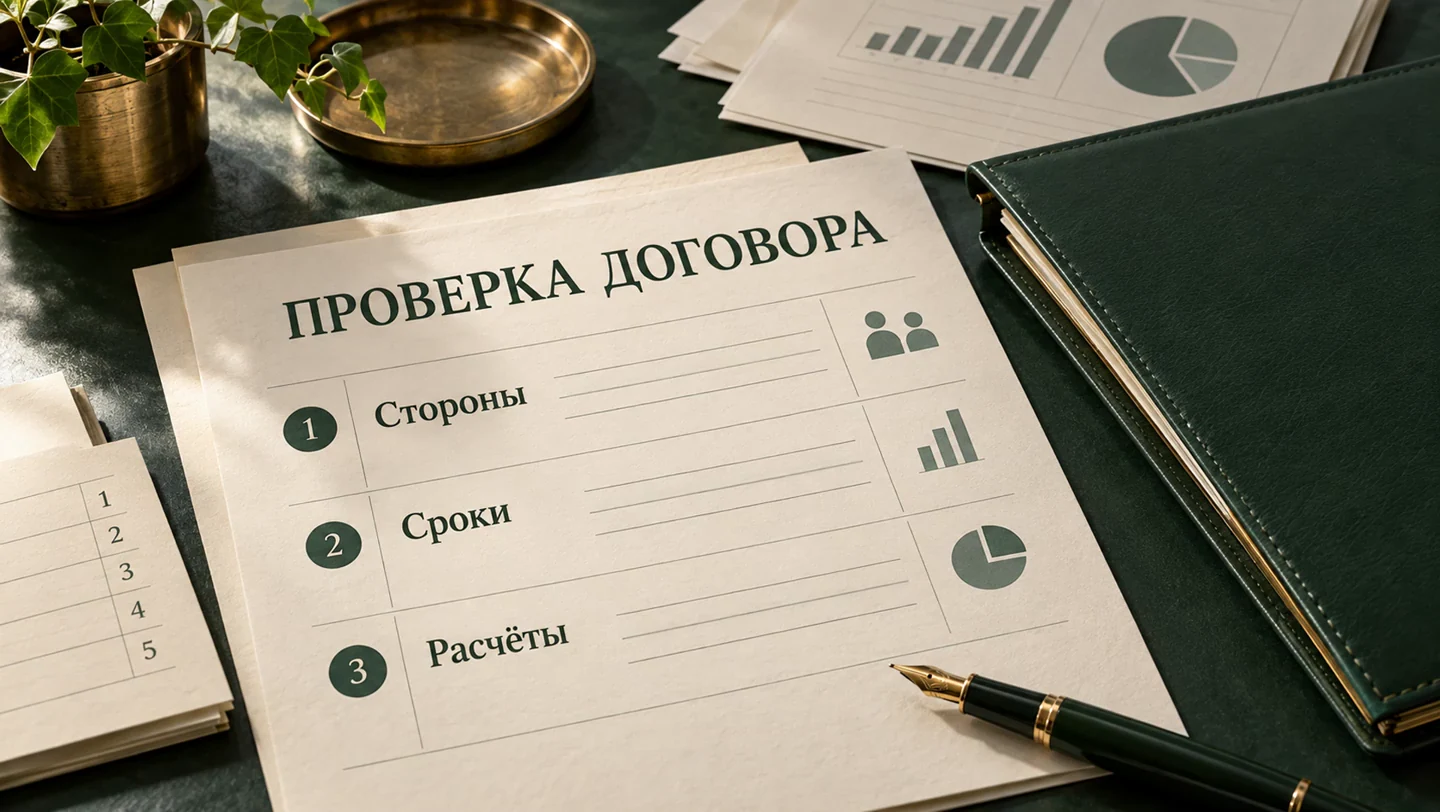 Иллюстрация к материалу: Что проверить в договоре перед подписанием: ориентиры для бизнеса