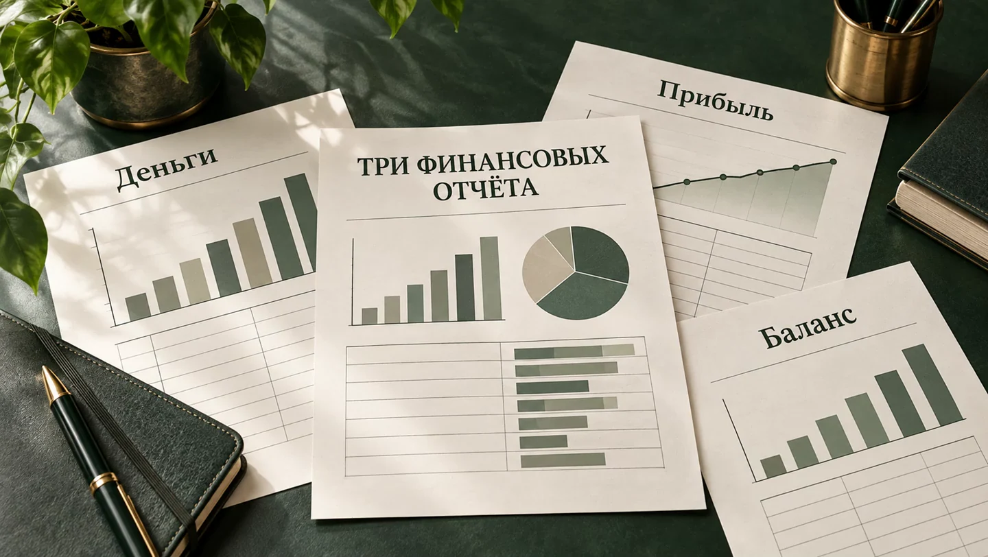 Иллюстрация к материалу: Три управленческих отчёта для собственника: деньги, прибыль и баланс
