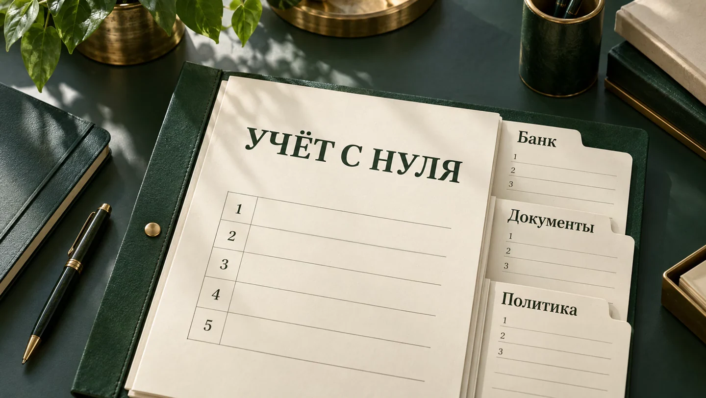 Иллюстрация к материалу: Учёт с нуля: что настроить после открытия компании
